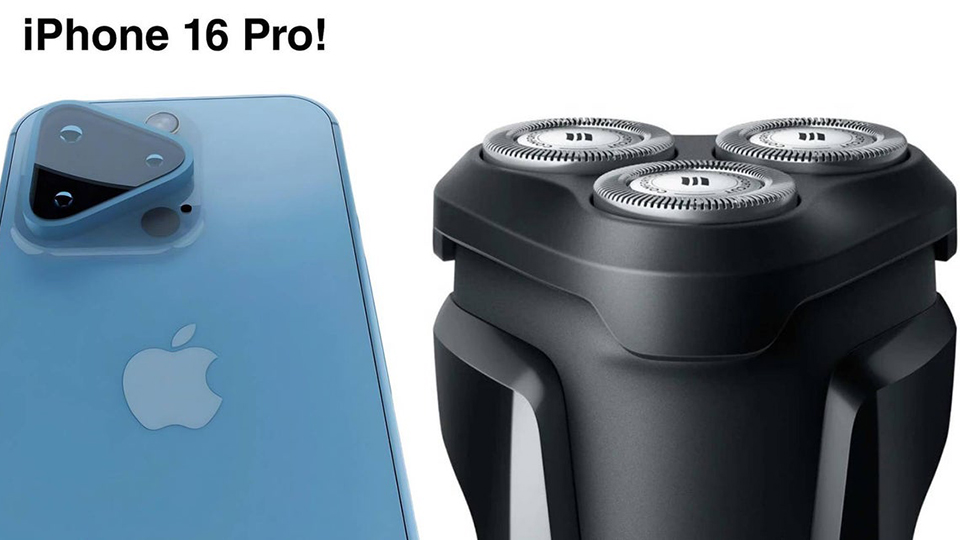 Camera iPhone 16 Pro được so sánh với máy cạo râu- Ảnh 1. Camera iPhone 16 Pro được so sánh với máy cạo râu- Ảnh 1.