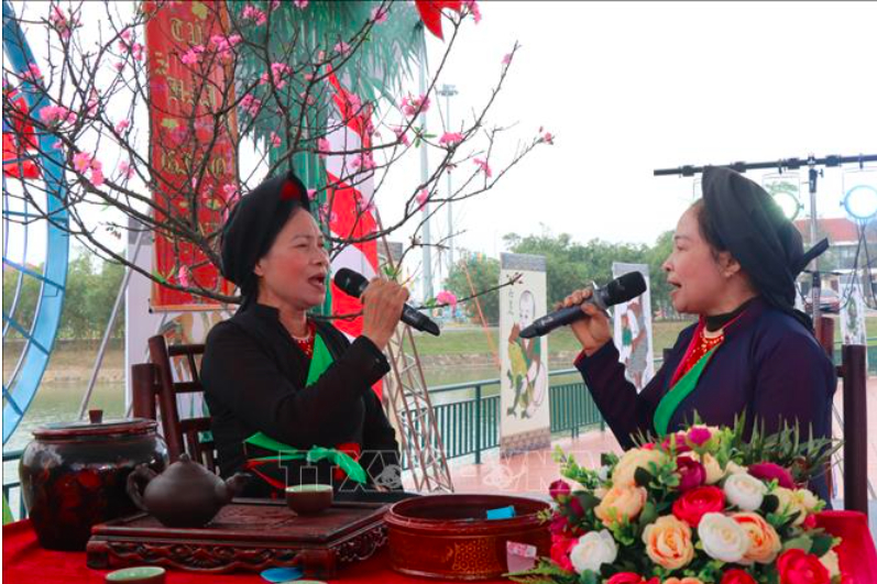 dac sac hoi thi dan ca quan ho bac ninh mo rong xuan giap thin 2024 hinh 1