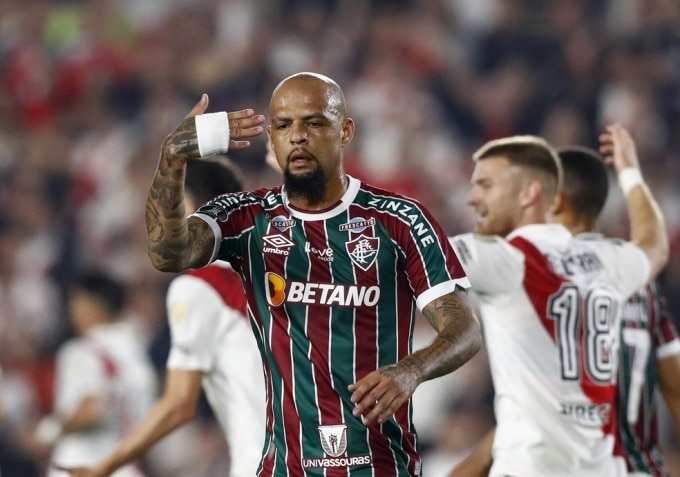 Melo trong màu áo Fluminense. Ảnh: Reuters
