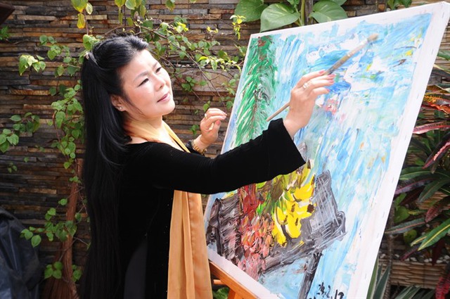Văn Dương Thành: Ghi lại những cảm xúc của mình trước thiên nhiên và con người qua hội họa - Ảnh 1. Văn Dương Thành: Ghi lại những cảm xúc của mình trước thiên nhiên và con người qua hội họa - Ảnh 1.