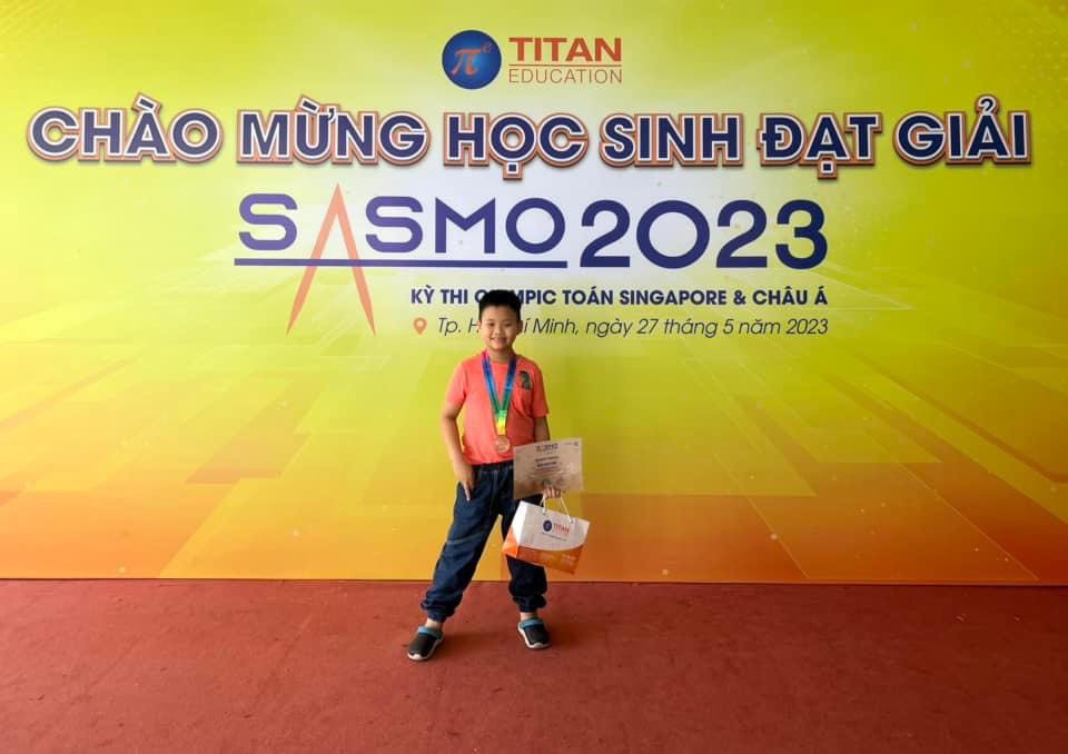 Nguyễn Minh Quân xuất sắc đạt Huy chương Đồng Olympic Toán Singapore & Châu Á (Singapore and Asian Schools Math Olympiad) - SASMO 2023 Nguyễn Minh Quân xuất sắc đạt Huy chương Đồng Olympic Toán Singapore & Châu Á (Singapore and Asian Schools Math Olympiad) - SASMO 2023