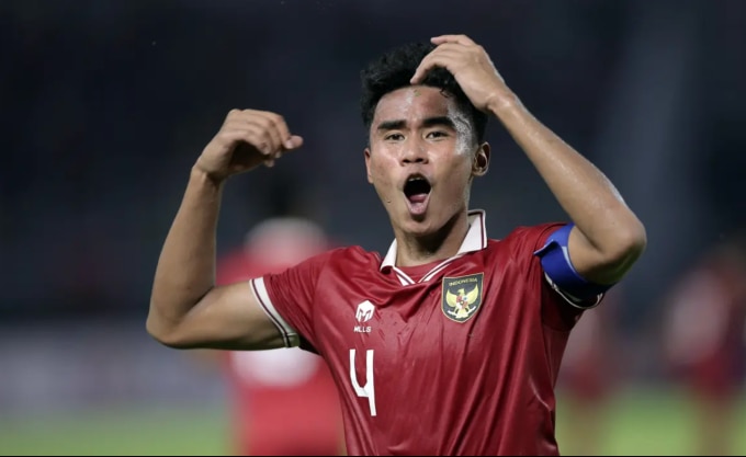 Trung vệ Muhammad Ferrari của đội tuyển Indonesia. Ảnh: Bola