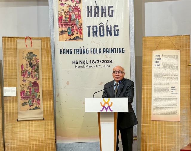 Ngắm tranh Hàng Trống kể những tích truyện cổ quen thuộc - Ảnh 1. Ngắm tranh Hàng Trống kể những tích truyện cổ quen thuộc - Ảnh 1.