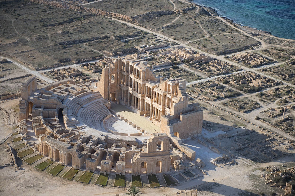 Leptis Magna là một trong những thành phố hàng đầu của La Mã nằm ở châu Phi - Ảnh: THE ATLANTIC