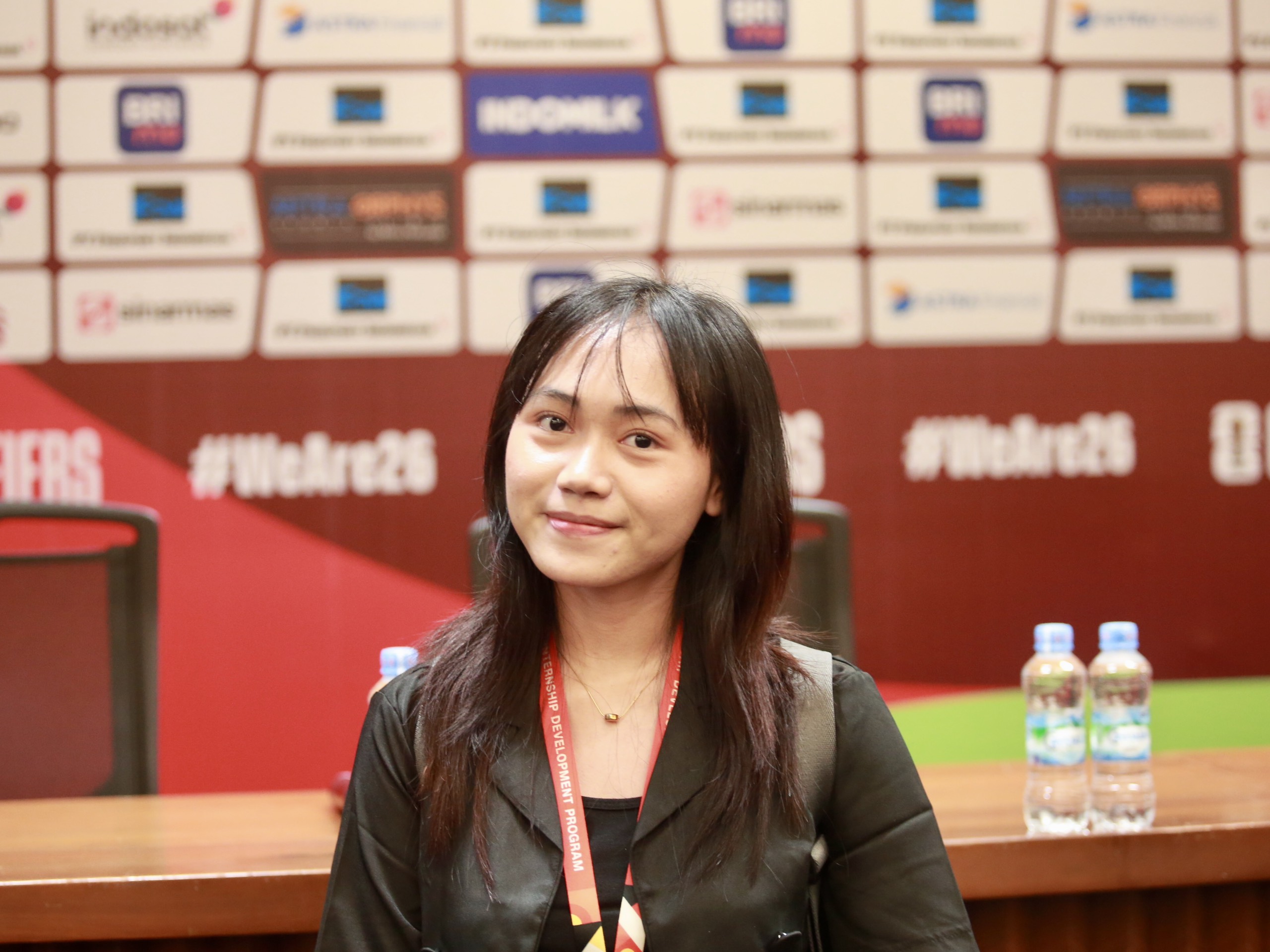 Nữ phóng viên Dian (CNN Indonesia) e dè khả năng ghi bàn của Tiến Linh nhất
