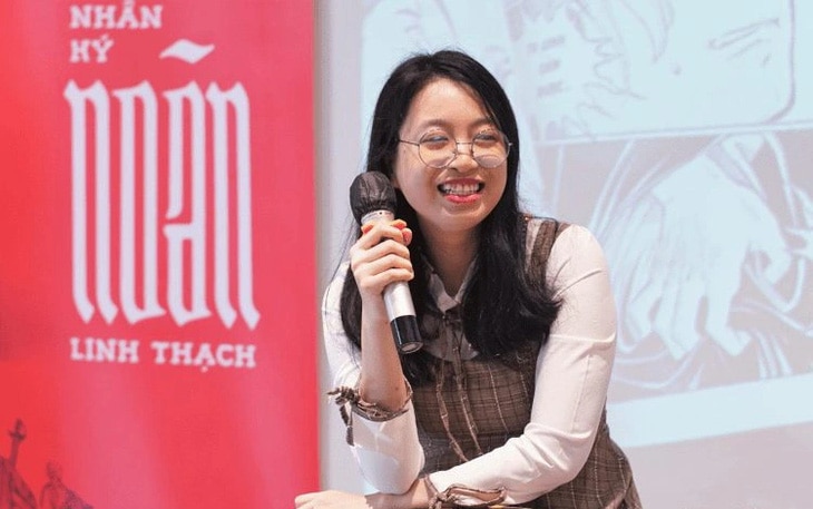 Chân dung Thùy Linh, tác giả truyện  ngắn On the edge - Ảnh: NVCC