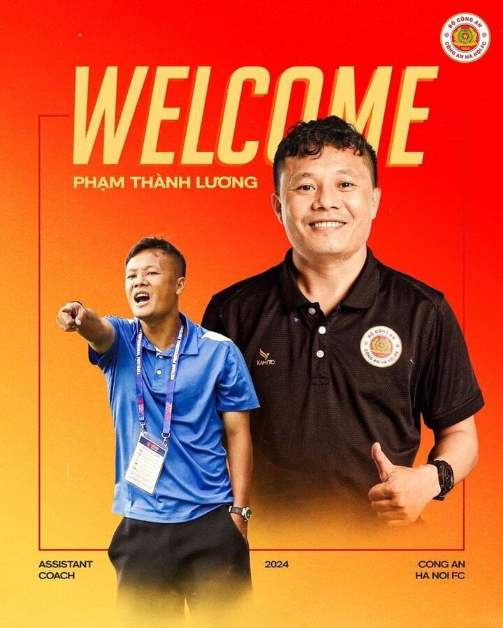 HLV Phạm Thành Lương ký hợp đồng với CLB Công an Hà Nội.
