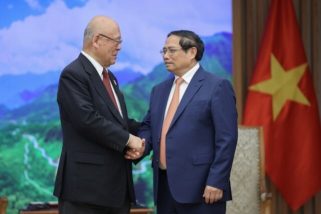 Thủ tướng tiếp cố vấn đặc biệt Liên minh Nghị sĩ hữu nghị Nhật-Việt