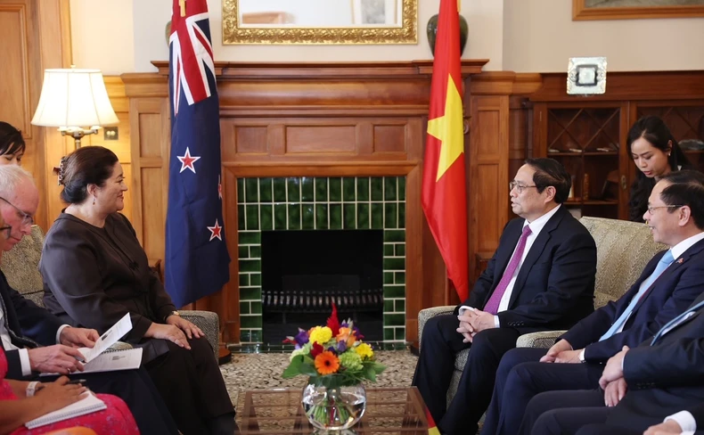 Thủ tướng Phạm Minh Chính hội kiến Toàn quyền New Zealand Cindy Kiro ảnh 1