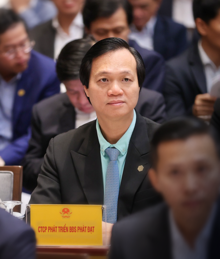 Ông Bùi Quang Anh Vũ - Tổng Giám đốc Công ty CP Phát triển Bất động sản Phát Đạt tham dự Hội nghị.