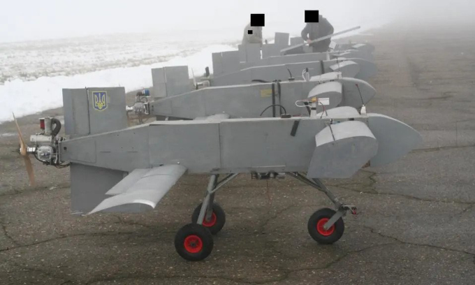 UAV tầm xa Lưỡi hái của Ukraine. Ảnh: Terminal Autonomy