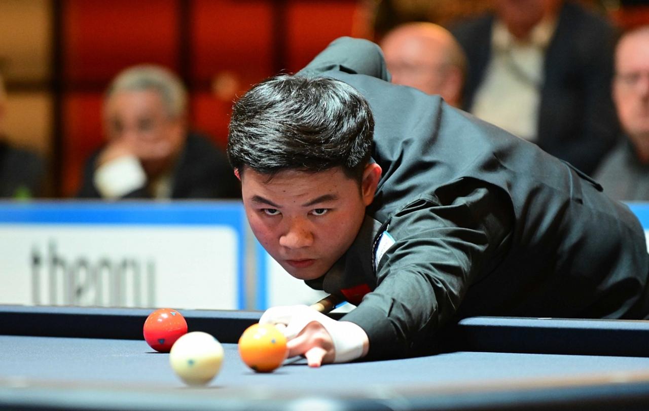 Bao Phương Vinh toàn thắng tại vòng bảng billiard châu Á