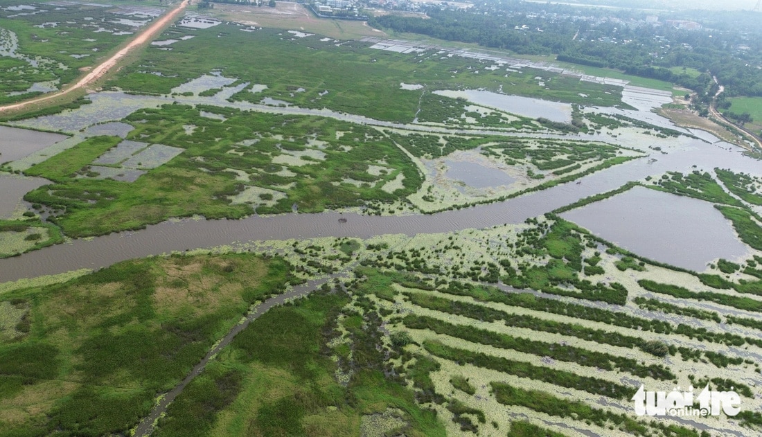 Sông Đầm có 200ha mặt nước - Ảnh: LÊ TRUNG