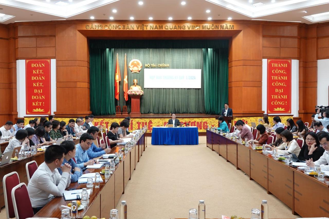 Bộ Tài chính tổ chức họp báo thường kỳ Quý I/2024