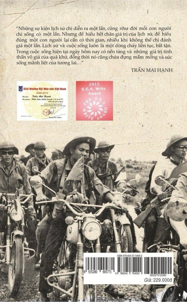 Tái bản, bổ sung cuốn tiểu thuyết tư liệu lịch sử Biên bản chiến tranh 1-2-3-4.75 của nhà báo, nhà văn Trần Mai Hạnh - Ảnh 3.