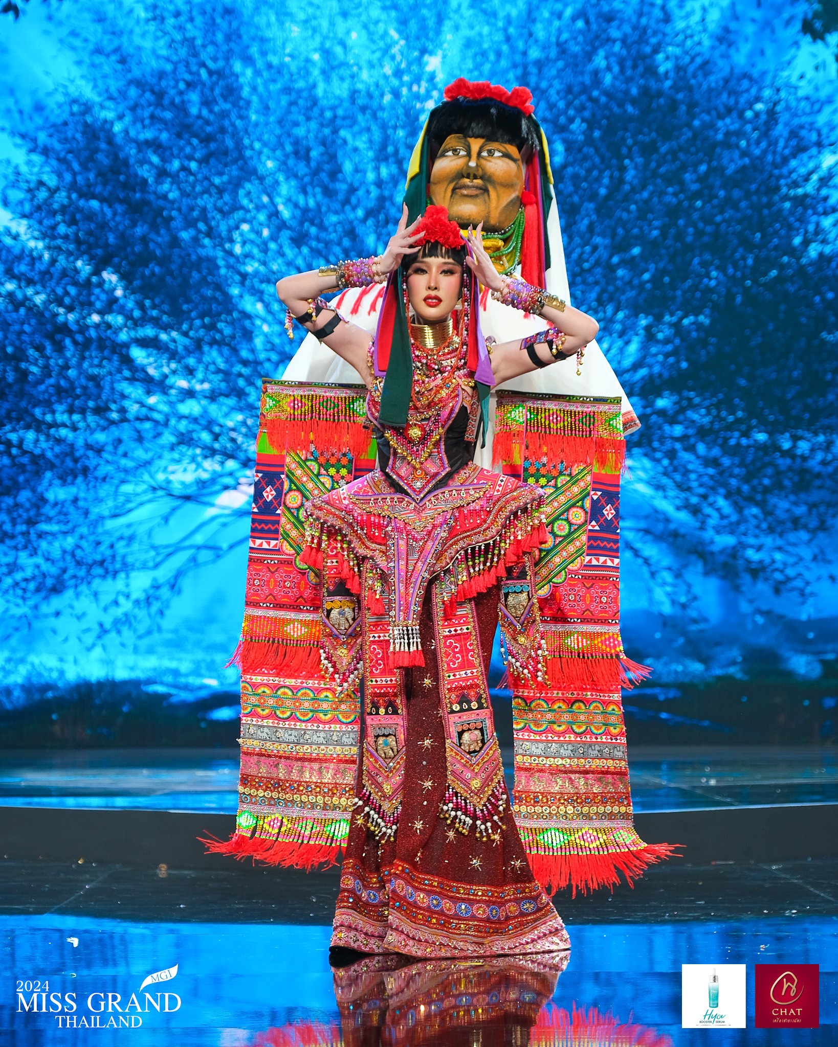 Loạt trang phục dân tộc độc, lạ của Hoa hậu Hòa bình Thái Lan 2024 ảnh 8