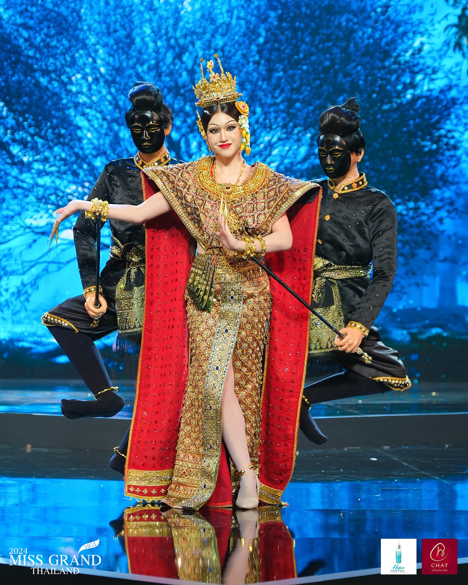 Loạt trang phục dân tộc độc, lạ của Hoa hậu Hòa bình Thái Lan 2024 ảnh 11