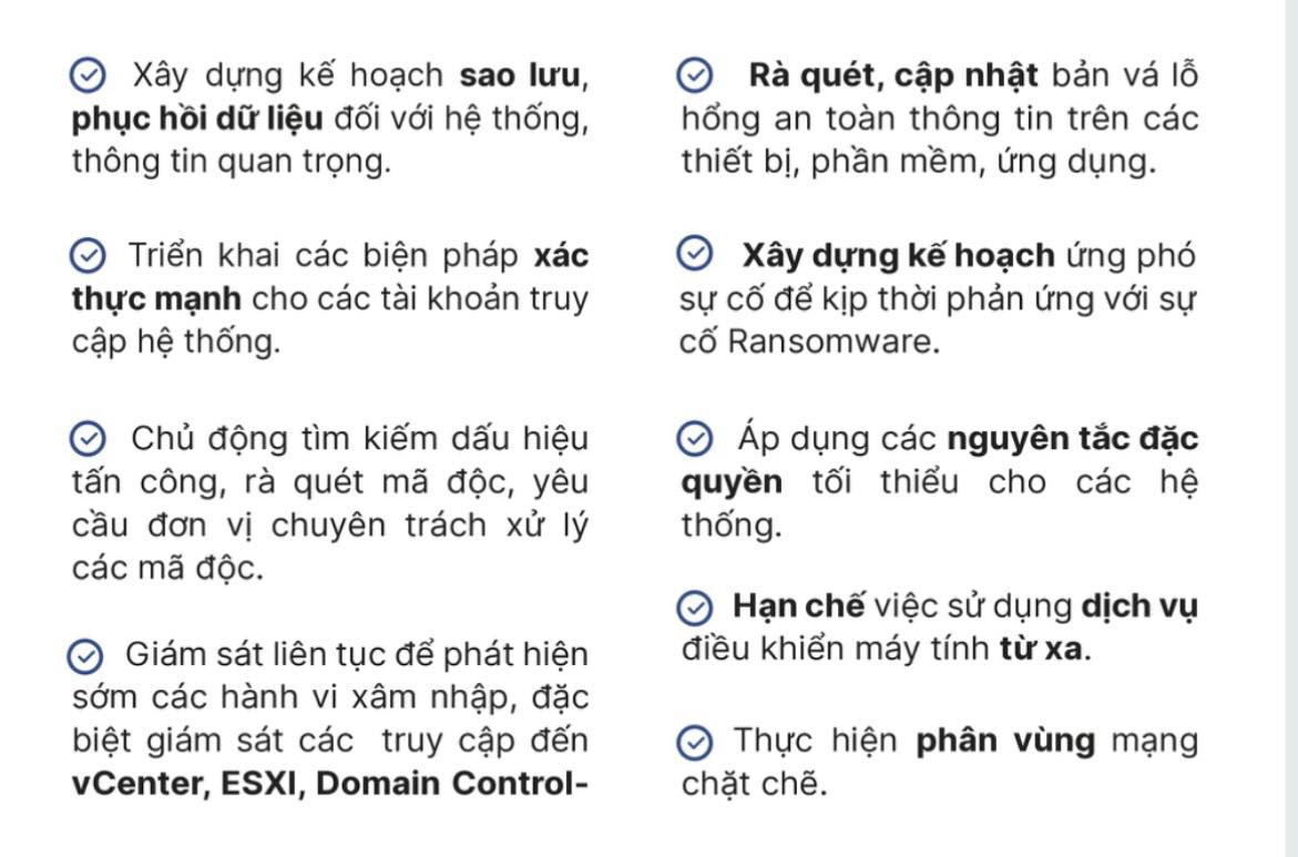 Công bố cẩm nang phòng, chống tấn công mã hóa dữ liệu tống tiền ransomware- Ảnh 2. Công bố cẩm nang phòng, chống tấn công mã hóa dữ liệu tống tiền ransomware- Ảnh 2.