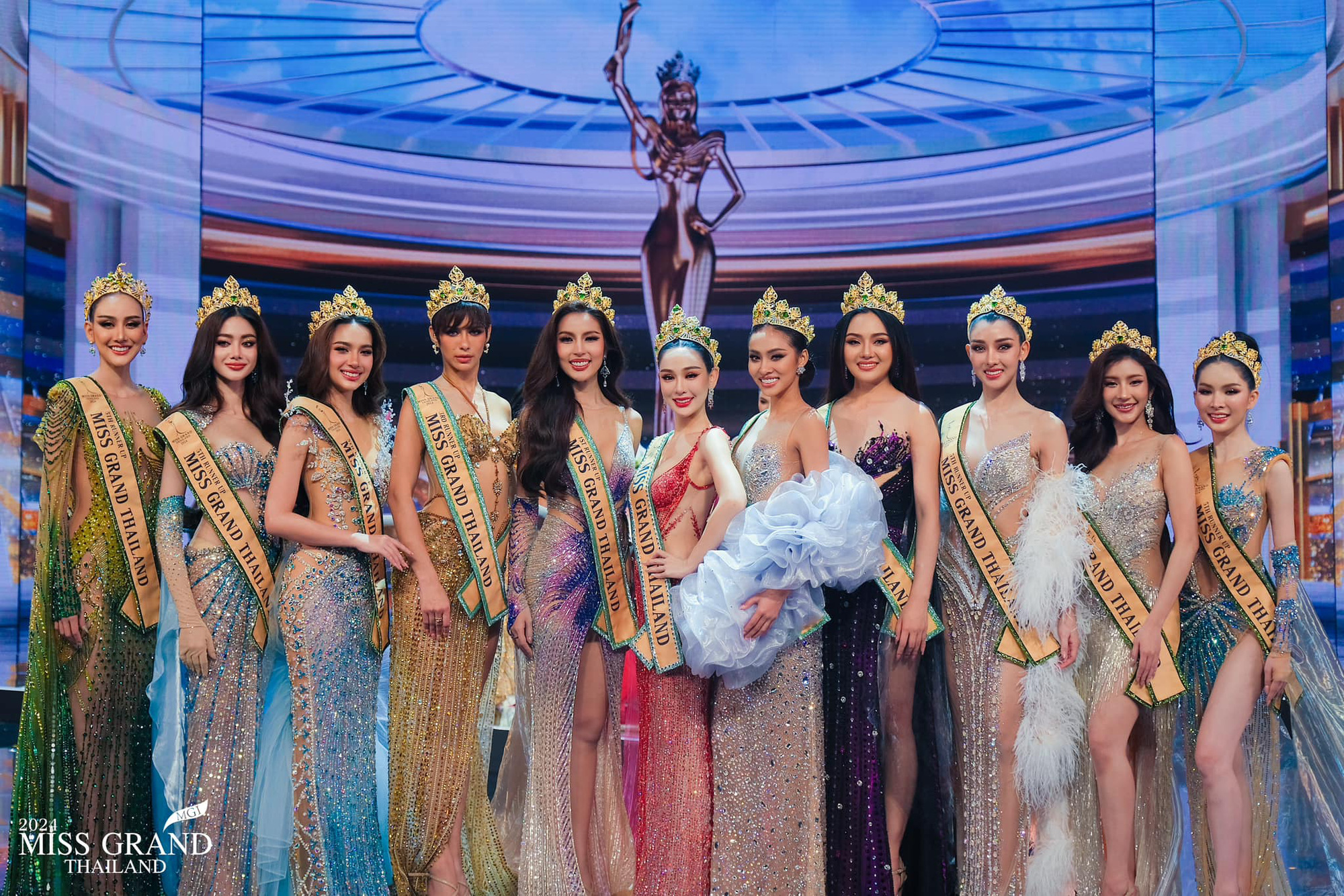 11 thí sinh là hoa hậu, á hậu cuộc thi Miss Grand Thailand 2024 - Ảnh: Fanpage Miss Grand Thailand 11 thí sinh là hoa hậu, á hậu cuộc thi Miss Grand Thailand 2024 - Ảnh: Fanpage Miss Grand Thailand