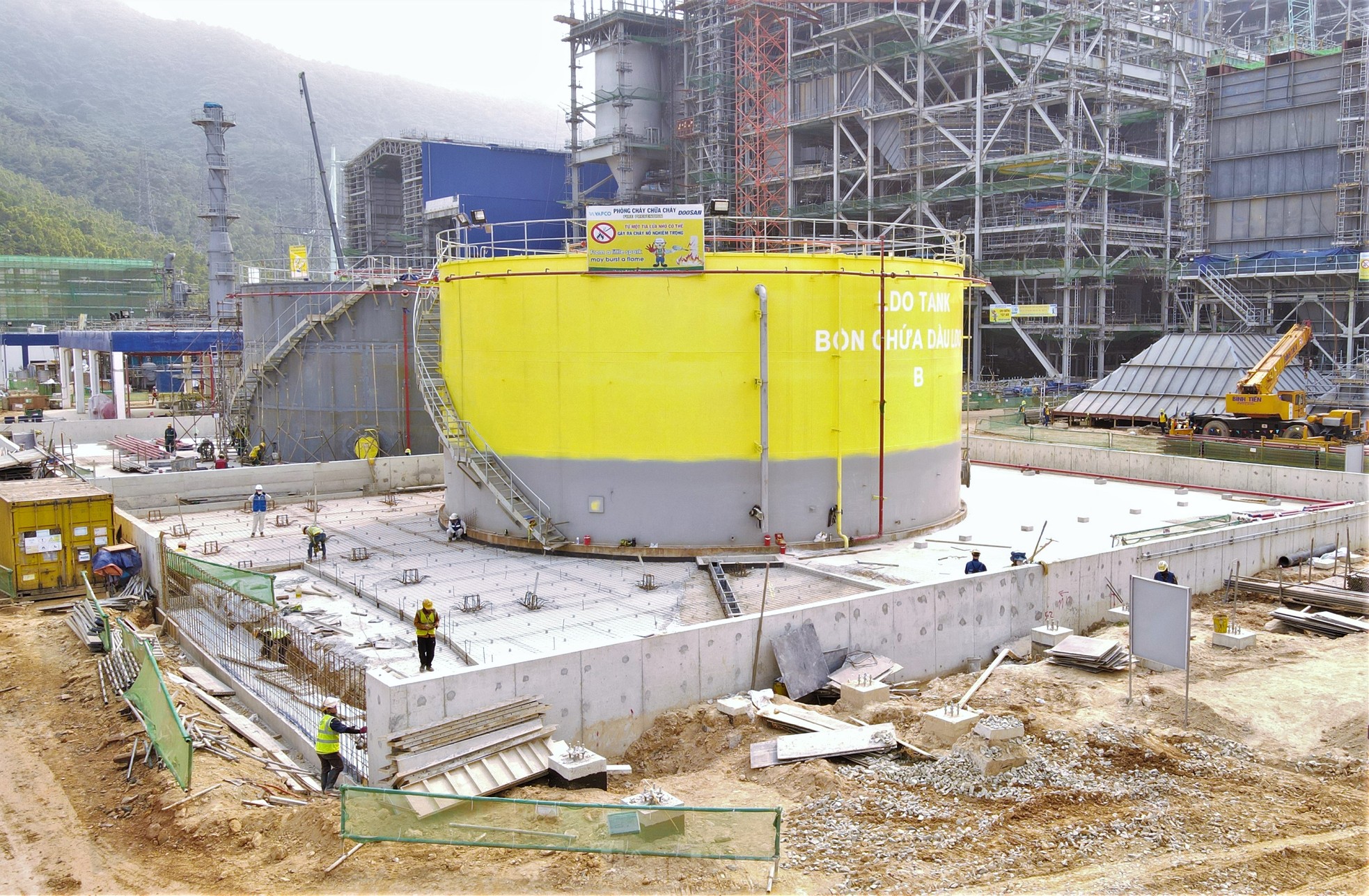 Cận cảnh công trường nhà máy Nhiệt điện 2,2 tỷ USD ở Hà Tĩnh ảnh 6