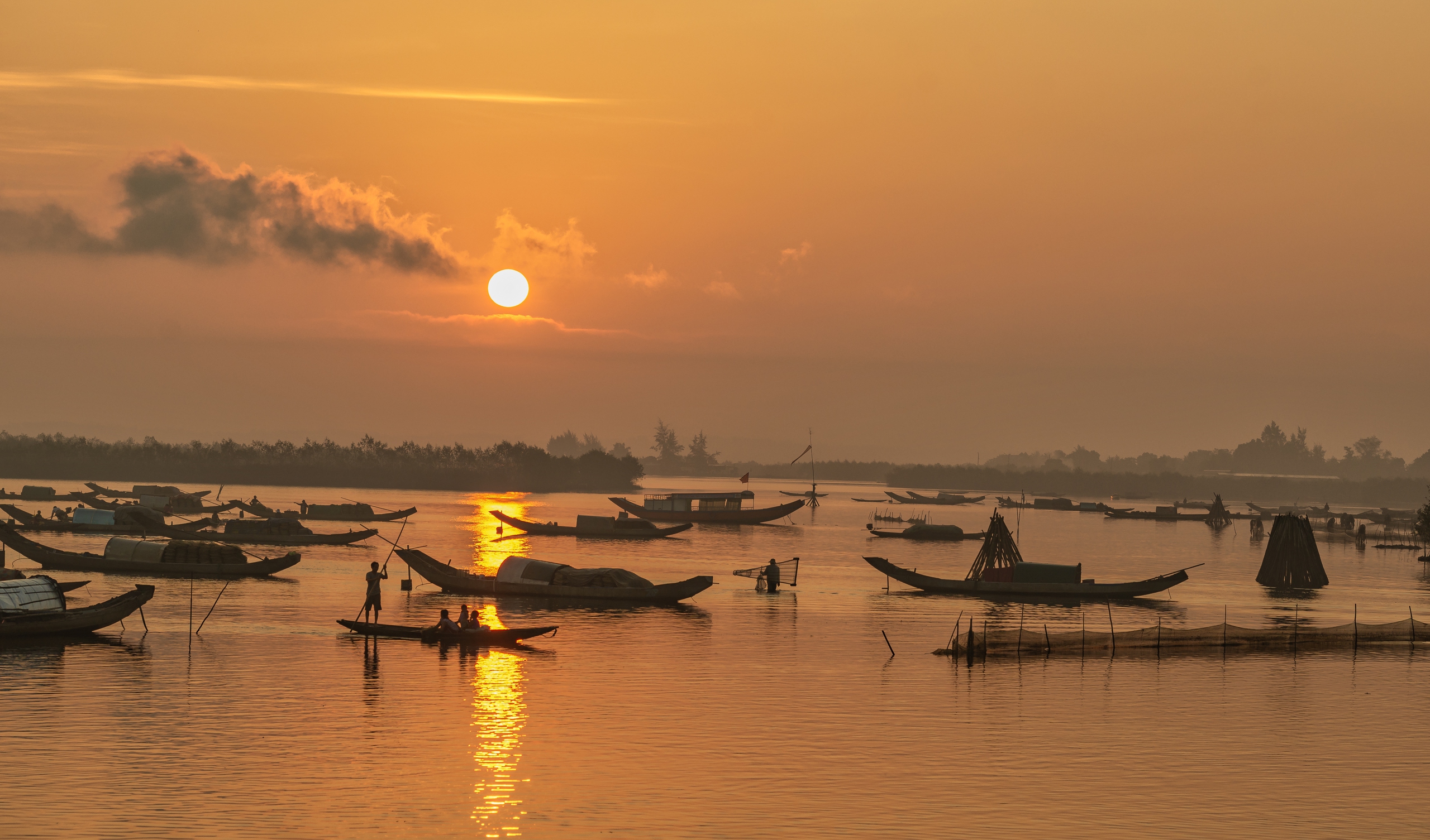 Bình minh trên phá Tam Giang sao mà đẹp thế!- Ảnh 3. Bình minh trên phá Tam Giang sao mà đẹp thế!- Ảnh 3.