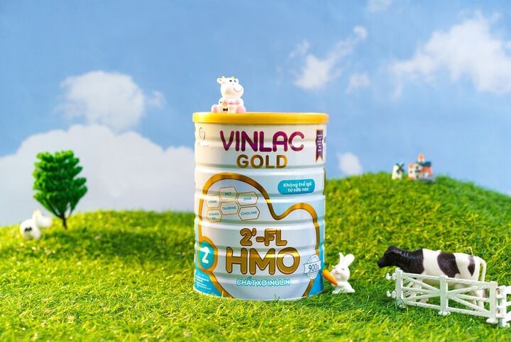 Vinlac Gold có hệ dưỡng chất cân đối, giúp trẻ phát triển toàn diện.