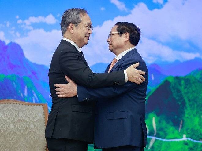 Thủ tướng Chính phủ Phạm Minh Chính tiếp Đại sứ Nhật Bản chào từ biệt