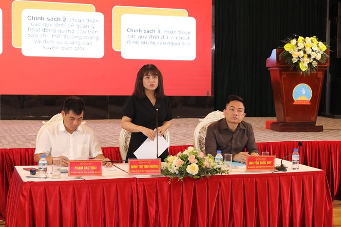 Lấy ý kiến Dự án Luật sửa đổi, bổ sung một số điều của Luật Quảng cáo: Đảm bảo sự thống nhất, khả thi, điều chỉnh toàn diện - Ảnh 2. Lấy ý kiến Dự án Luật sửa đổi, bổ sung một số điều của Luật Quảng cáo: Đảm bảo sự thống nhất, khả thi, điều chỉnh toàn diện - Ảnh 2.
