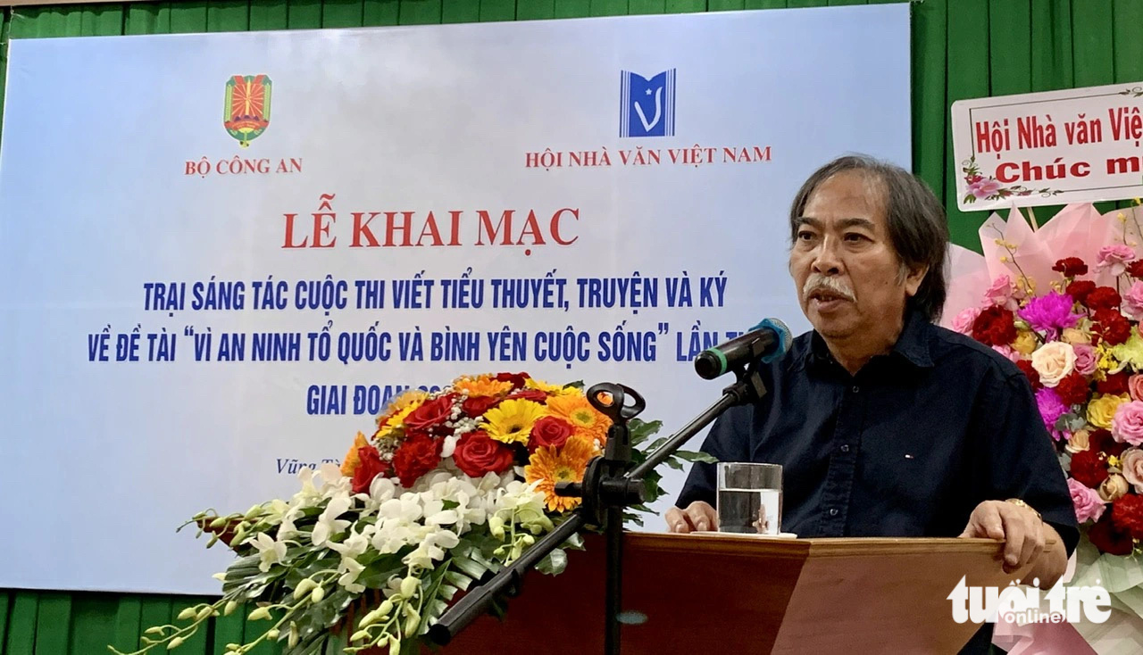 Chủ tịch Hội Nhà văn Việt Nam Nguyễn Quang Thiều - Ảnh: HOÀI PHƯƠNG Chủ tịch Hội Nhà văn Việt Nam Nguyễn Quang Thiều - Ảnh: HOÀI PHƯƠNG