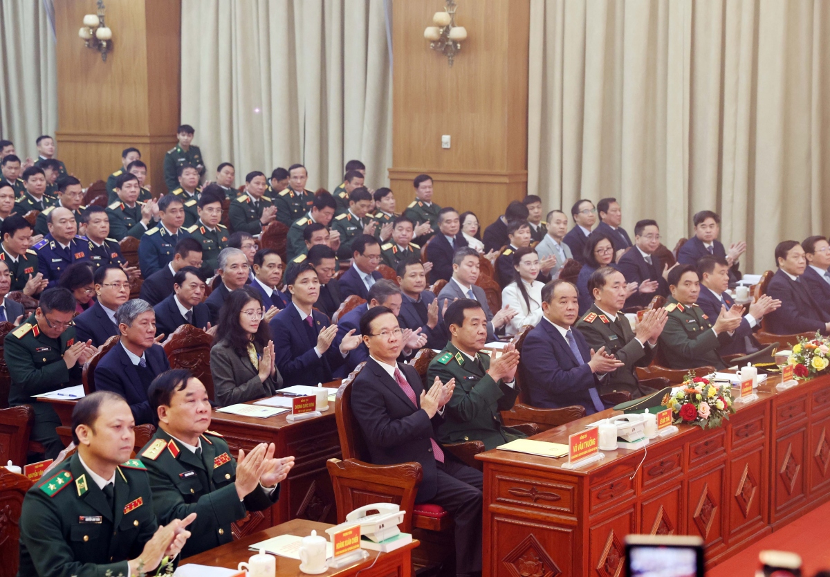 chủ tịch nước trao huân chương chiến công hạng nhì tặng bộ đội biên phòng hình ảnh 4 chu tich nuoc trao huan chuong chien cong hang nhi tang bo doi bien phong hinh anh 4