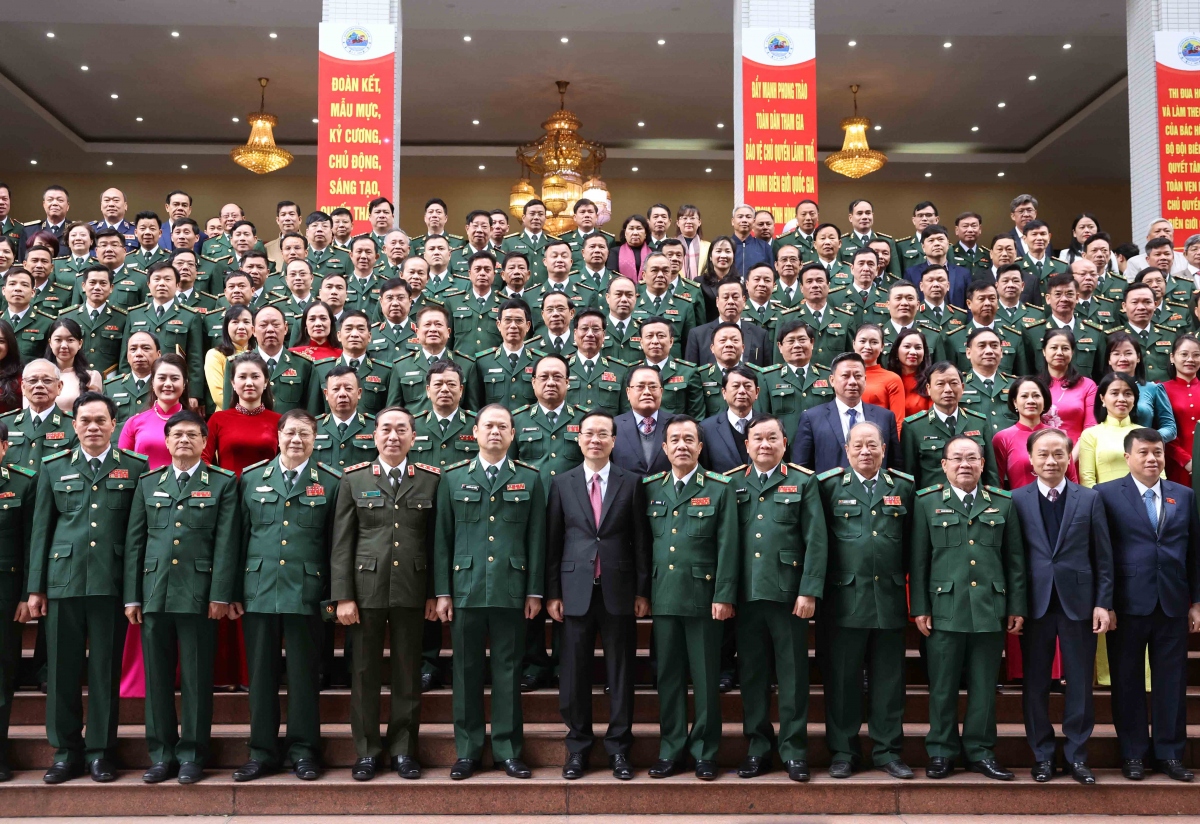 chủ tịch nước trao huân chương chiến công hạng nhì tặng bộ đội biên phòng hình ảnh 6 chu tich nuoc trao huan chuong chien cong hang nhi tang bo doi bien phong hinh anh 6