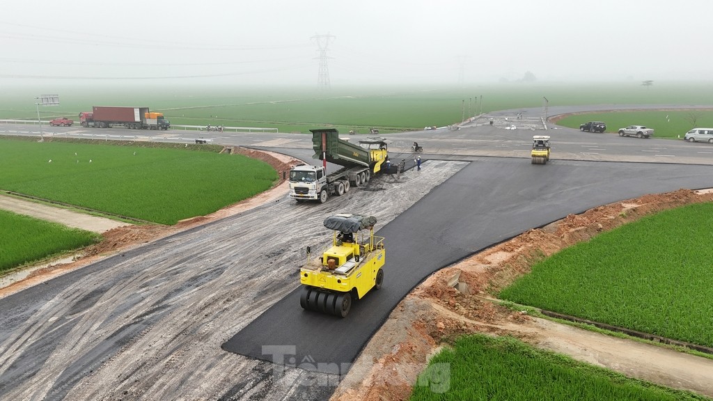 Tuyến đường gần 200 tỷ đồng kết nối vùng Thủ đô Hà Nội - Bắc Giang sẵn sàng trước ngày thông xe ảnh 5