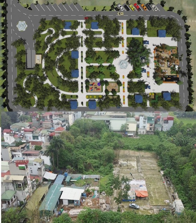Cận cảnh dự án bãi xe ngầm trong công viên Thống Nhất 'treo' hơn 10 năm ảnh 2
