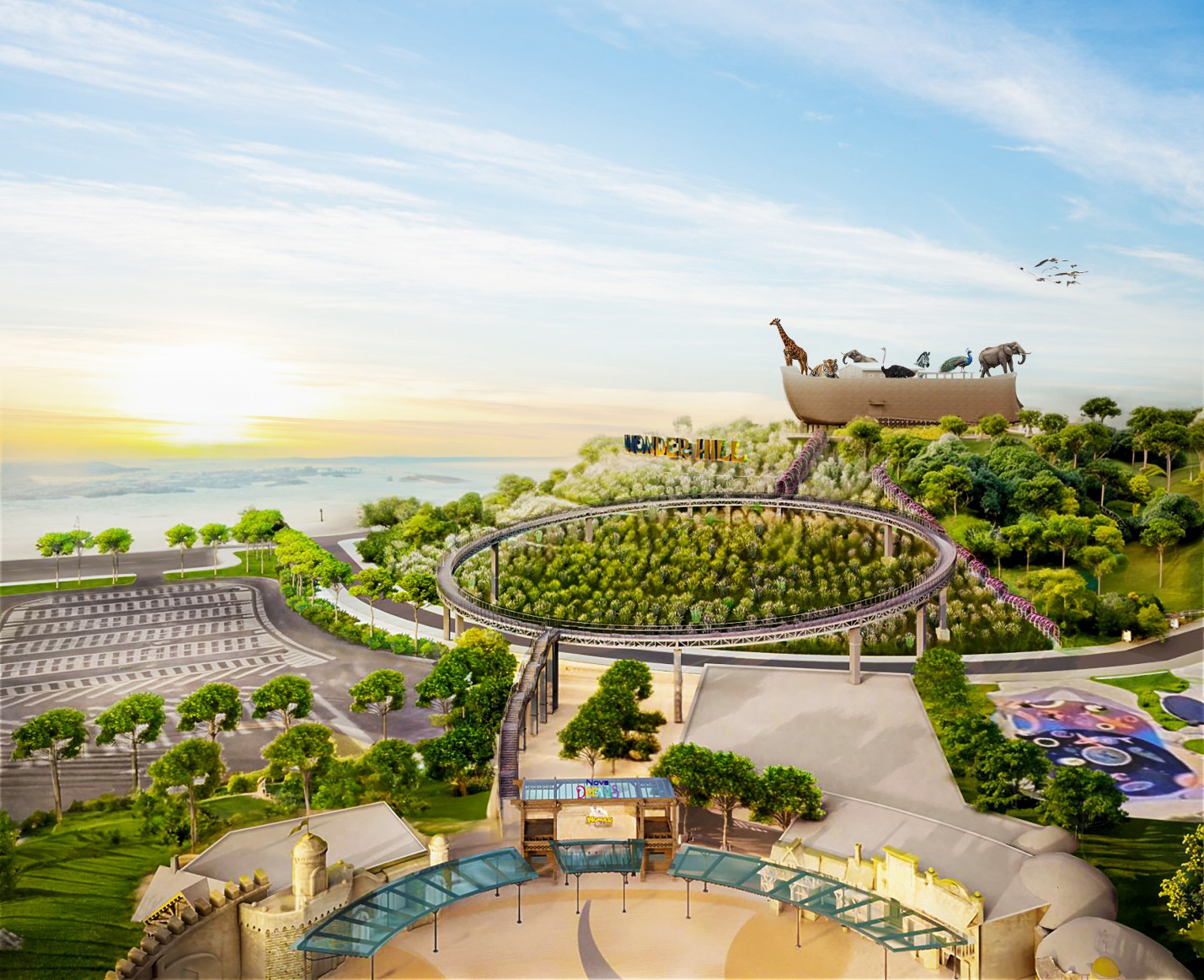 Du lịch Phan Thiết 30-4: Ở đâu - ăn gì - chơi gì?- Ảnh 4. Công trình biểu tượng - Đồi kỳ quan Wonder Hill sẽ chính thức đón khách vào ngày 26-4-2024