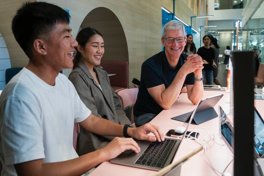 After Vietnam, which Southeast Asian country did Tim Cook visit?