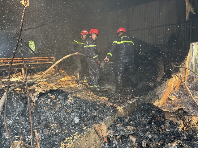 Hình ảnh hoang tàn sau cháy lớn tại công ty bao bì ở Bình Dương ảnh 3
