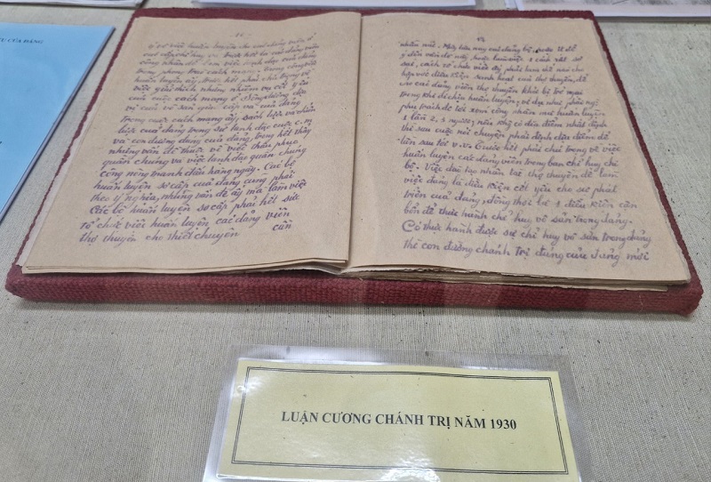 Luận cương chính trị năm 1930 do Tổng Bí thư Trần Phú soạn thảo