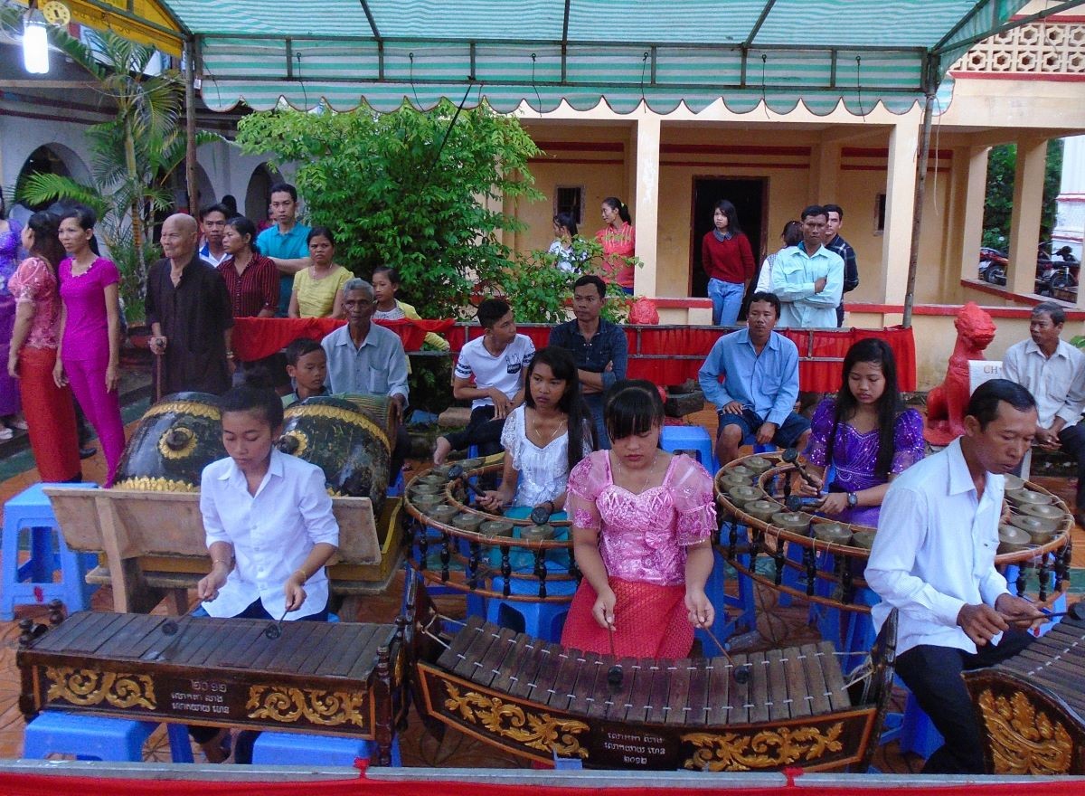 Traditional cultural colors of the Khmer people in the land of Nine Dragons