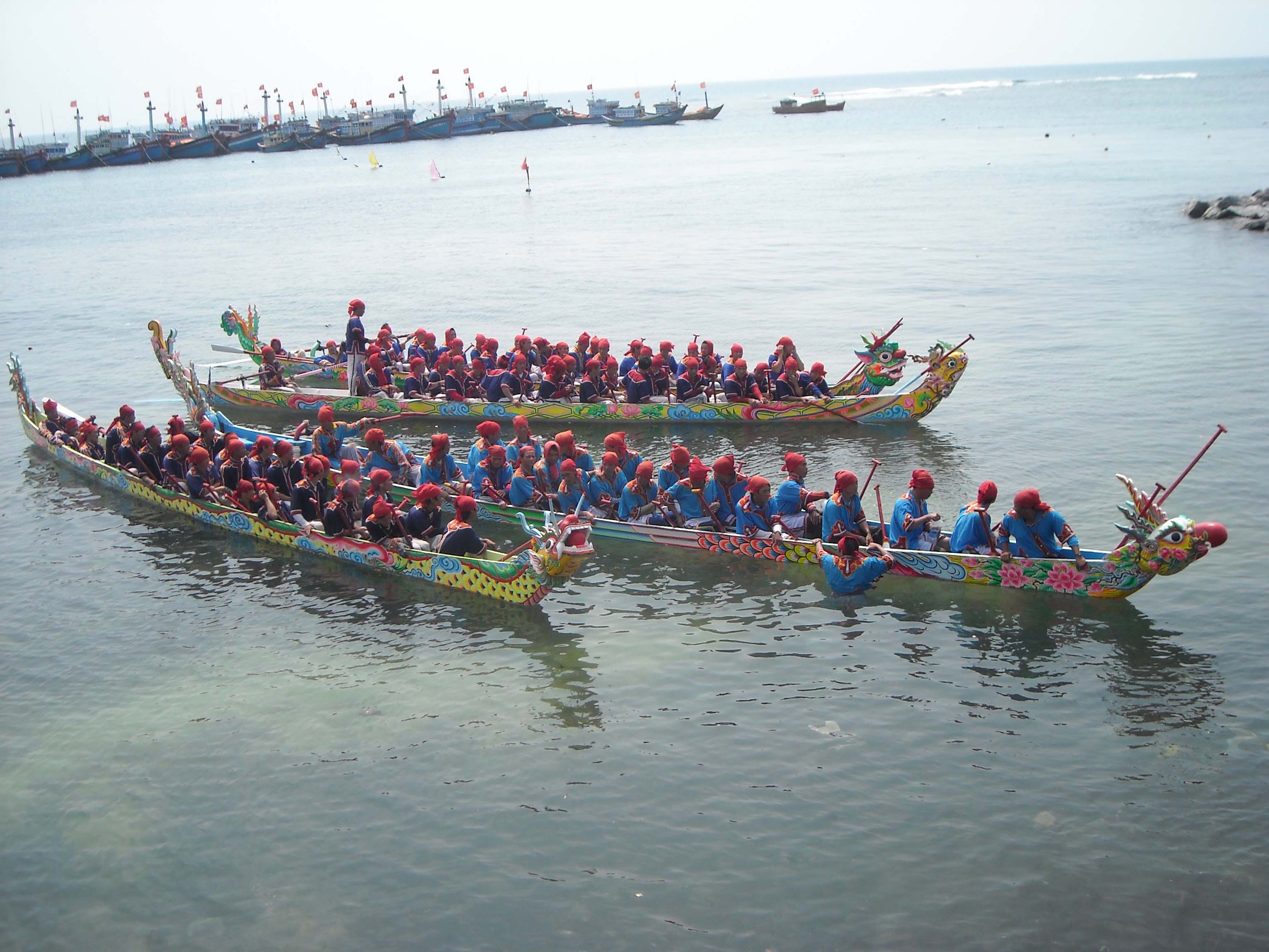 Dịp lễ năm nay, đảo Lý Sơn sẽ tổ chức thi đua thuyền tứ linh