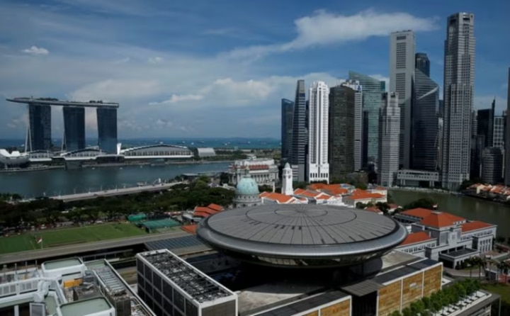 Singapore đã triển khai những kế hoạch để có thể thích ứng với kịch bản biến đổi khí hậu xấu trong tương lai. (Ảnh: Reuters)