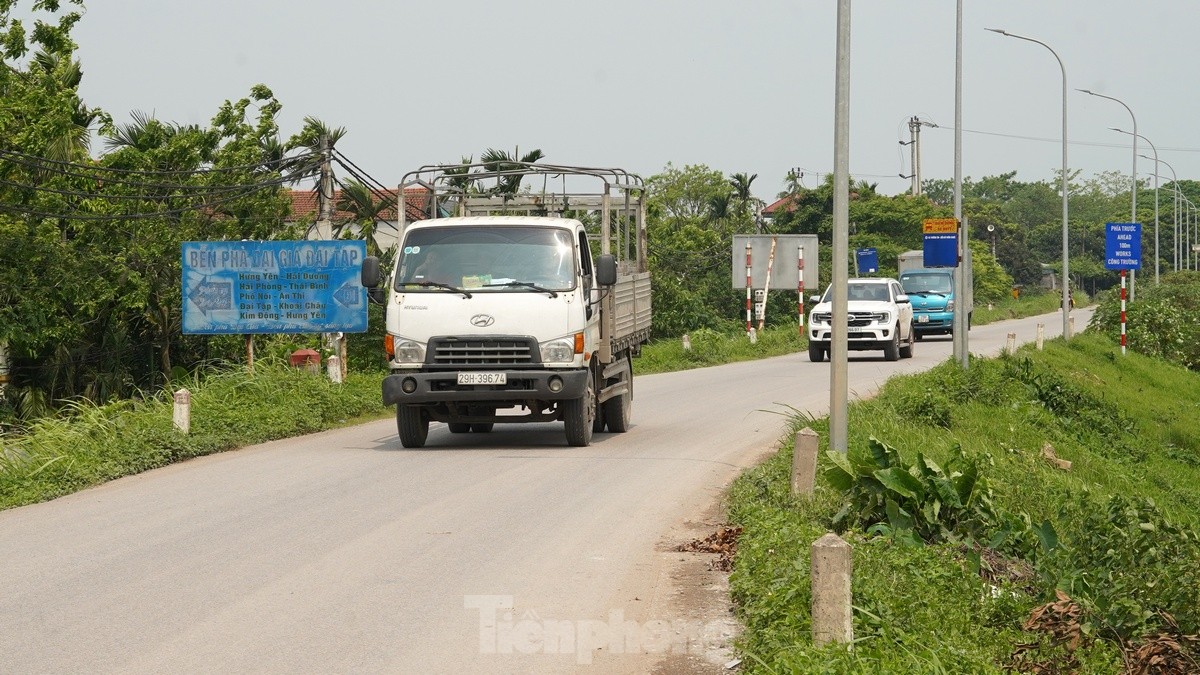 Hanoi spent nearly 400 billion VND to improve the Red River dyke through Phu Xuyen district, photo 4