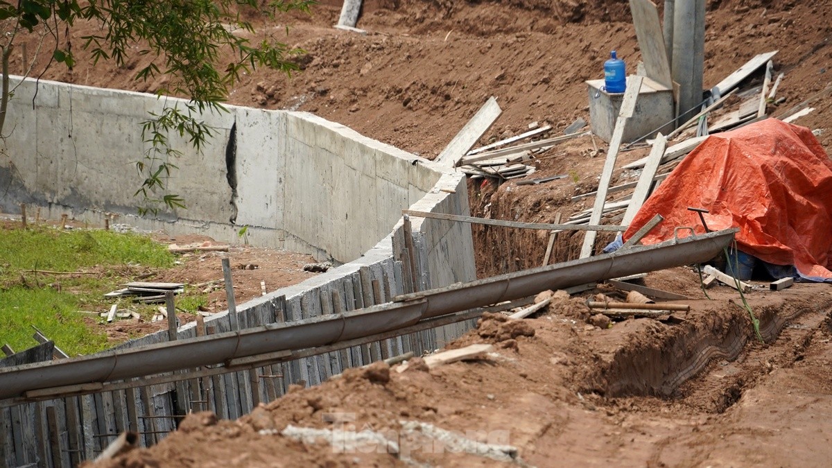 Hanoi spent nearly 400 billion VND to improve the Red River dyke through Phu Xuyen district, photo 6