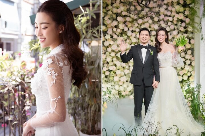 Cặp đôi có 2 năm hẹn hò kín tiếng trước khi quyết định kết hôn. Đám cưới của họ diễn ra tại Hà Nội, có sự tham dự của nhiều gương mặt đình đám showbiz Việt.
