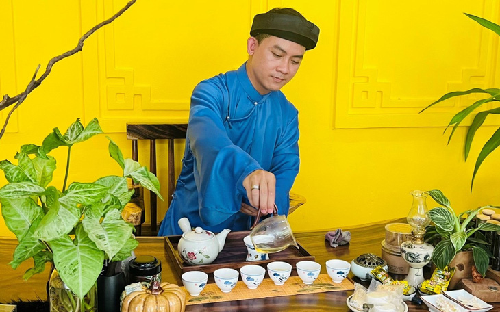 Kỷ lục gia Ngô Thị Thanh Tâm và dự án đào tạo trà sư- Ảnh 2. Trà Sử quán ở bảo tàng