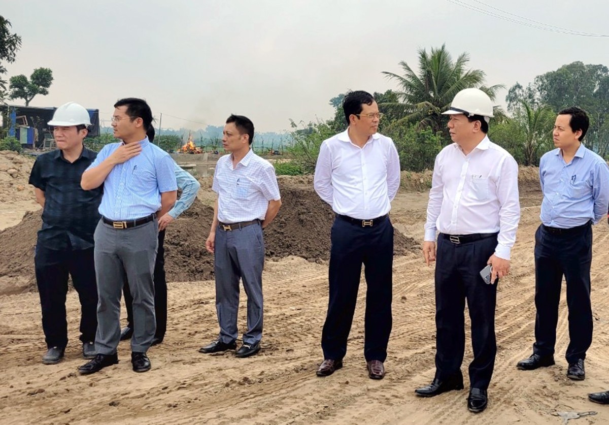 Immobilier - Hai Phong : Un projet de transport d'un milliard de milliards est en retard en raison du manque de sable pour le nivellement (Figure 2).