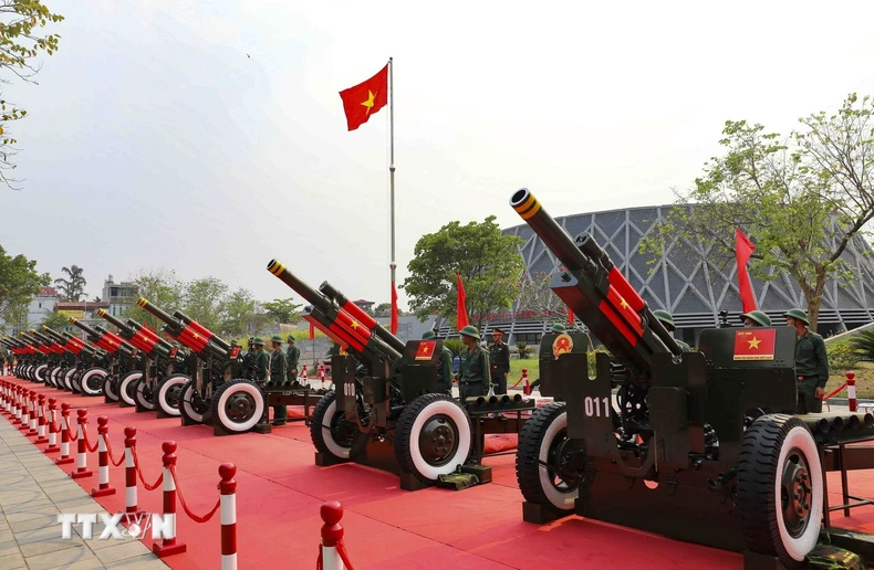 [Ảnh] Cận cảnh dàn pháo chuẩn bị cho lễ kỷ niệm 70 năm Chiến thắng Điện Biên Phủ ảnh 6