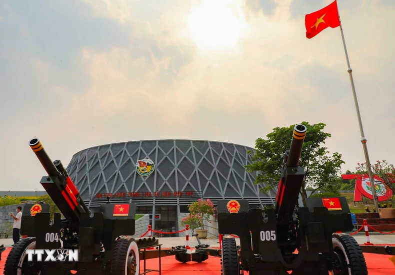 [Ảnh] Cận cảnh dàn pháo chuẩn bị cho lễ kỷ niệm 70 năm Chiến thắng Điện Biên Phủ ảnh 5