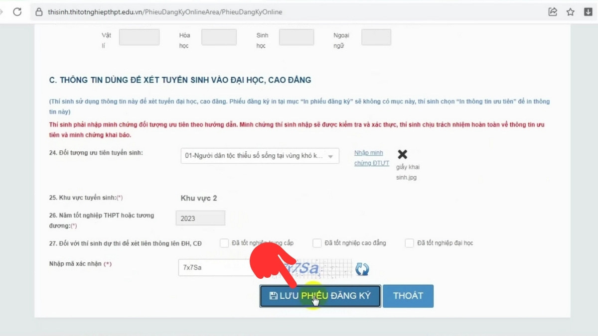 Hôm nay bắt đầu đăng ký dự thi tốt nghiệp THPT trực tuyến, thực hiện ra sao?- Ảnh 8. Hôm nay bắt đầu đăng ký dự thi tốt nghiệp THPT trực tuyến, thực hiện ra sao?- Ảnh 8.