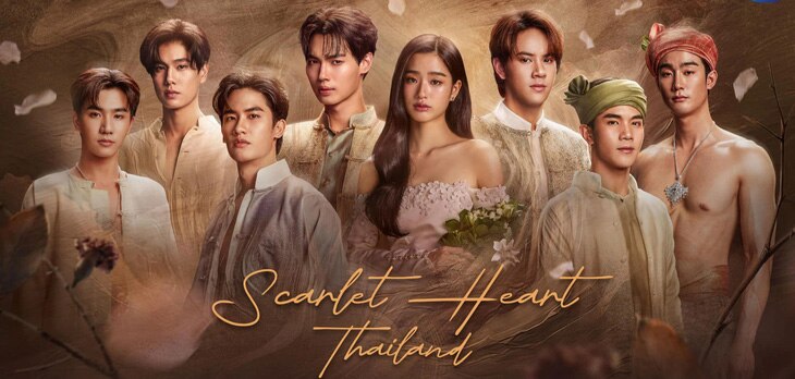 Dàn diễn viên của Scarlet Heart Thái Lan - Ảnh: GMMTV
