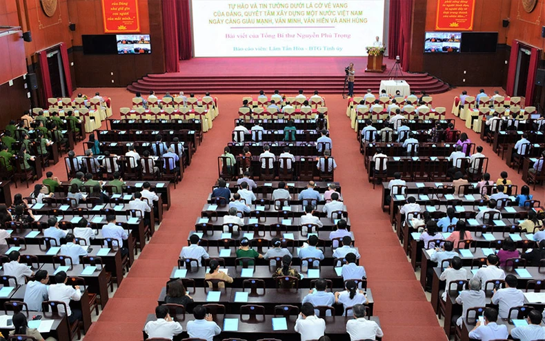 Sóc Trăng: Gần 10.000 đại biểu quán triệt bài viết của Tổng Bí thư Nguyễn Phú Trọng ảnh 2